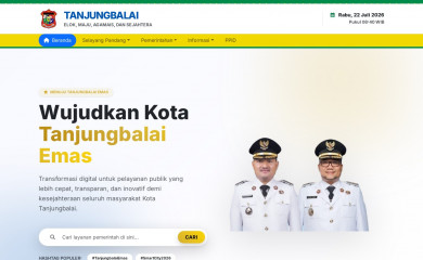 tanjungbalaikota.go.id screenshot
