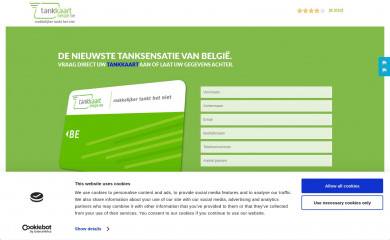 tankkaart-belgie.be screenshot