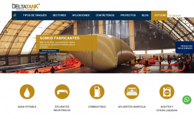 tanquesflexibles.pe screenshot