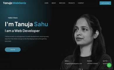 tanujawebgenix.com screenshot