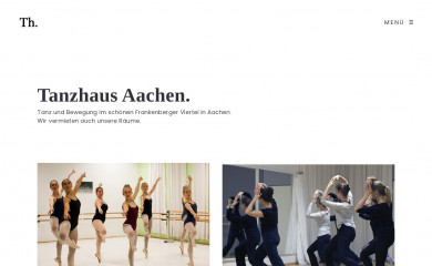 tanzhaus-aachen.de screenshot