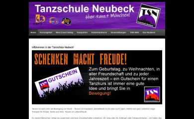 tanzschule-münchen.de screenshot