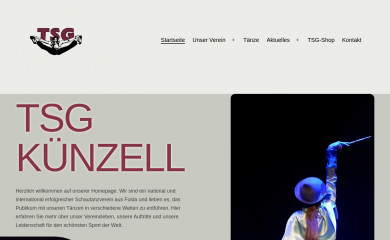tanzsportgemeinschaft-kuenzell.de screenshot
