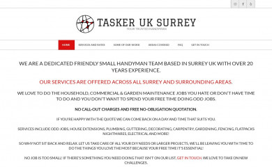taskeruksurrey.co.uk screenshot