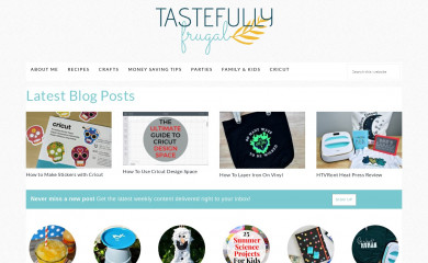 tastefullyfrugal.org screenshot