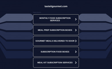 tasteitgourmet.com screenshot