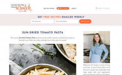 http://tastesbetterfromscratch.com screenshot