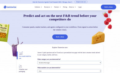 tastewise.io screenshot