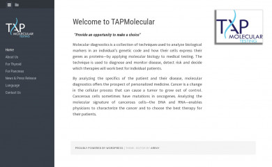 tapmolecular.com screenshot