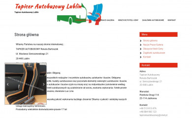 tapicerautobusowy.pl screenshot