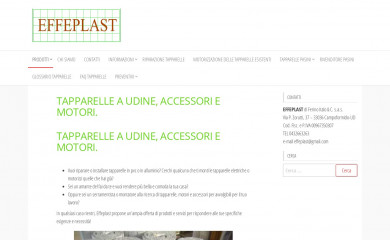 tapparelleudine.com screenshot