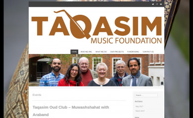 taqasimfoundation.com screenshot
