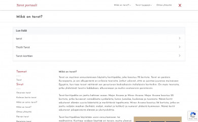 tarot.fi screenshot