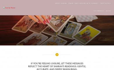 tarotbysharan.com screenshot