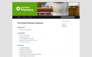 tararoadpharmacy.co.nz screenshot