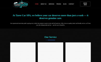 tareecarspa.com.au screenshot