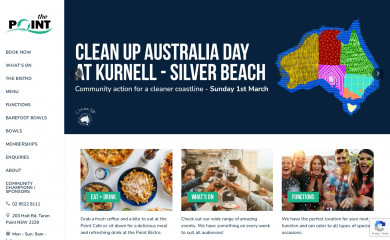 tarenpointbowlingclub.com.au screenshot