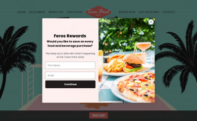 tarenpointhotel.com.au screenshot
