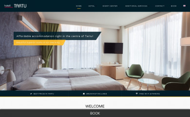 tartuhotell.ee screenshot