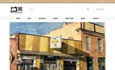 taterpatchquilts.com screenshot