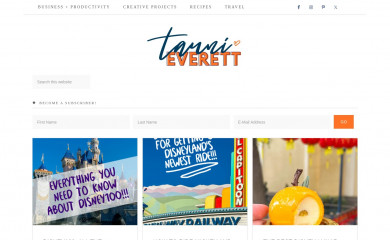 taunieverett.com screenshot