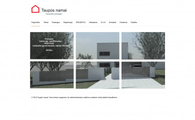 taupusnamai.lt screenshot