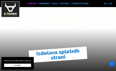 http://www.tauria.si screenshot