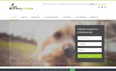 tavogyvunas.lt screenshot