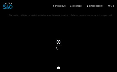 tavern540.com.au screenshot