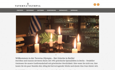 taverna-olympia.de screenshot