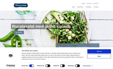 taverna.dk screenshot