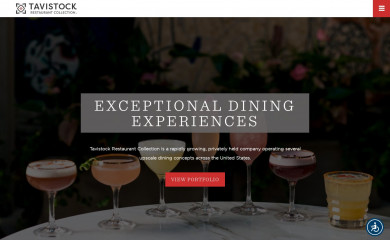 tavistockrestaurantcollection.com screenshot