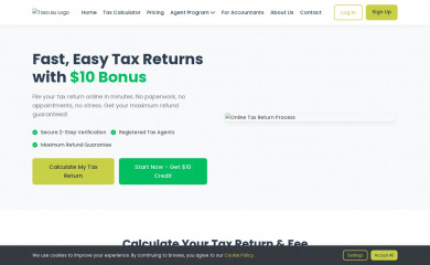 taxo.com.au screenshot