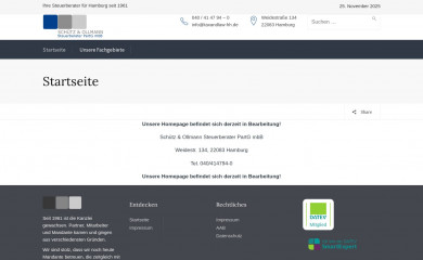 taxandlaw-hh.de screenshot