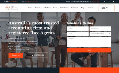 taxap.com.au screenshot