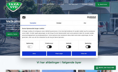 taxasyd.dk screenshot