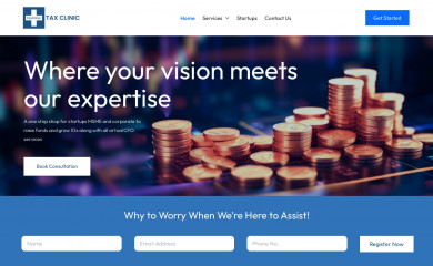 taxclinic.in screenshot