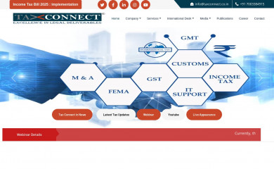 taxconnect.co.in screenshot