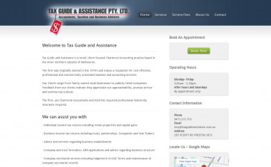taxguideassistance.com.au screenshot