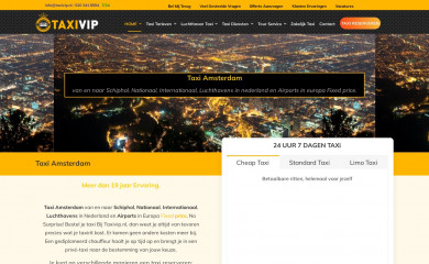 taxivip.nl screenshot