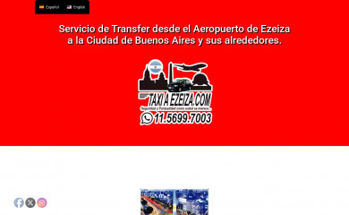 taxiaezeiza.com.ar screenshot
