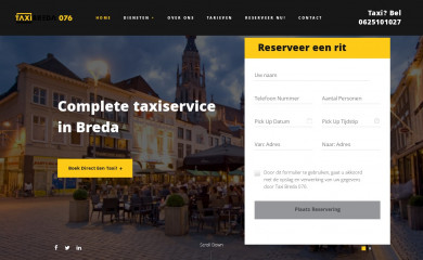 taxibreda076.nl screenshot
