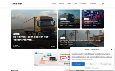 taxibuter.nl screenshot