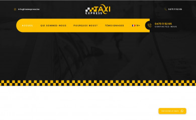 taxiexpress.be screenshot