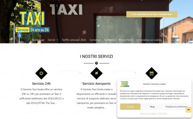taxiimola.it screenshot