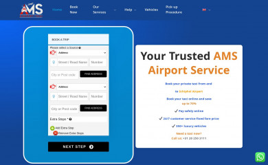 taxiinamsterdam.com screenshot