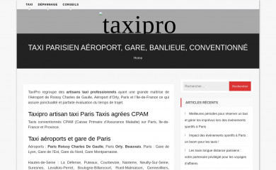 taxipro.fr screenshot