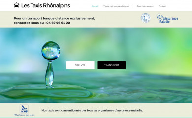 taxis-rhonalpins.fr screenshot