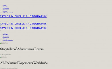 taylormichellephotography.com screenshot