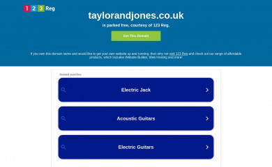 taylorandjones.co.uk screenshot